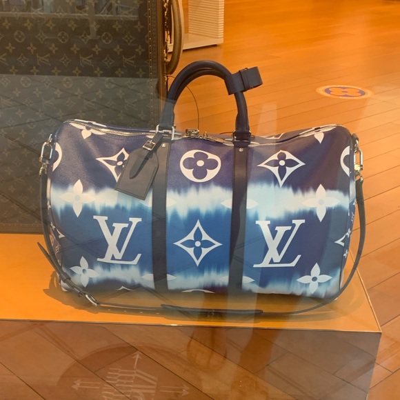 NEW Louis Vuitton M45117 ESCALE KEEPALL BANDOULIÈRE 50 - Picture 11 of 12